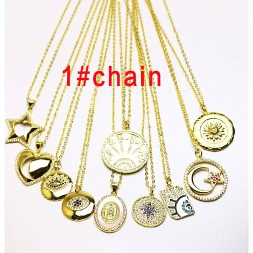 10 Pcs Zircon pendant jewelry necklace Mix pendant Fashion jewelry necklace pendant necklace jewelry Trendy necklace Gift 58005