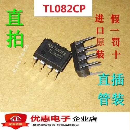 100% Original New 10pcs/Lot TL082CP TL082 DIP8 IC