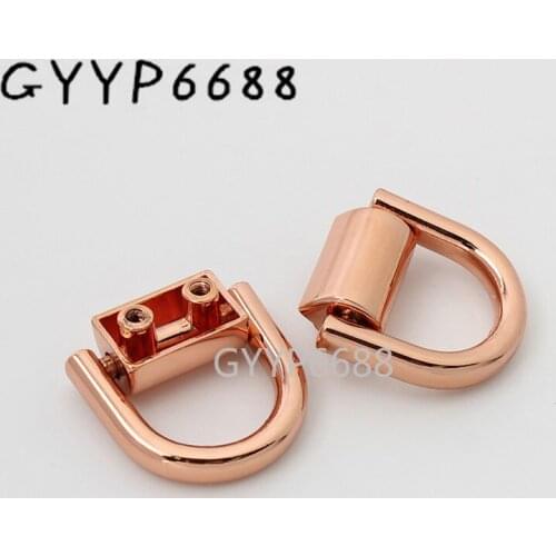 30pcs 26*25mm 16mm inner rose gold hanger connector for chain purse handbag strap connect accessories factory direct