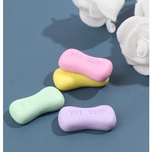 4PCS/lot Dollhouse Miniature 1/12 Scale Mini Soap Pretend Play Doll House Furniture Decoration Accessories Toys