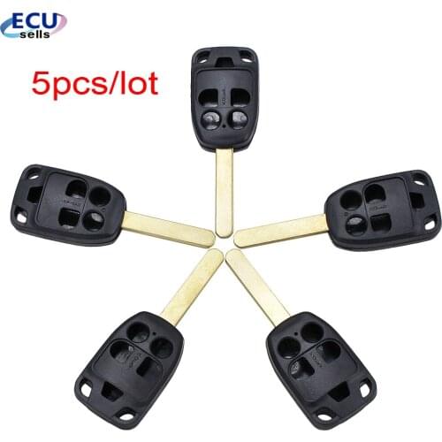 5pcs x 5 Buttons Remote Key Shell for HONDA Odyssey Elysion 2011 2012 2013 2014 Remote Key Case Fob