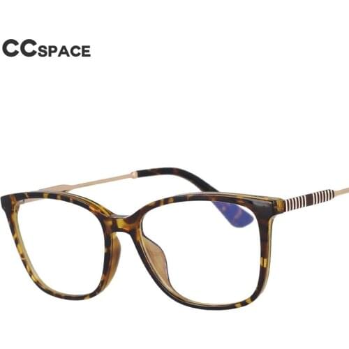 53013EC Square Optical Glasses Anti-blue Light Lenses TR90 Metal Frames Men Women Fashion Computer Eyeglasses