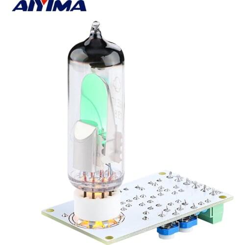 AIYIMA 6E1 Tube Amplifier Level Indicator Driver Board Fluorescence Tuning Indicator Preamplifier Replace EM81 Tube Cat Eye