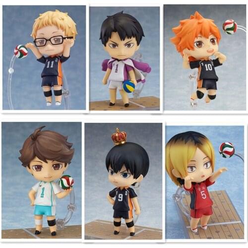 Anime Haikyuu Figures Hinata Syouyou 489# 563# 461# 605# 798# 616# kageyama tobio Figure PVC 10CM Volleyball Figures