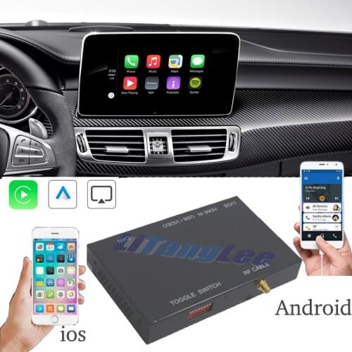 Car Camera Carplay Decoder Adapter For Mercedes Benz CLS MB C218 NTG APS Mirror Link Display Android Auto Play 360 BirdView