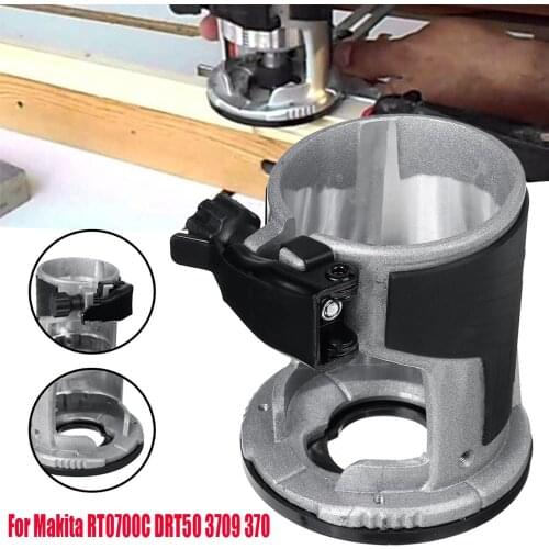 Trimmer Base Aluminum Alloy Base Board Woodworking Edge Cutter for Makita RT0700C DRT50 Electric Trimming Machine