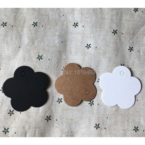 Free shipping wholesales cute blank paper tag 4cm/DIY card/baking price tag/clothing printed label/kraft paper tag 500 pcs a lot