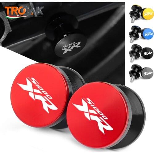 For BMW S1000XR S1000RR 2014 2015 2016 2017 2018 2019 2020 2PCS 8MM Motorcycle SwingArm Sliders Spools CNC Swing Arm Stand Screw
