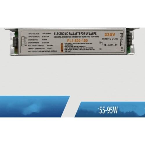 For UV 55W 60W 75W 80W 95W 120W single-ended 4 pin Electronic ballast for TUV36T5HO TUV55WHO GHO36T5L GPH893T5HO TUV75HO