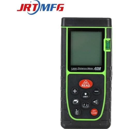 JRTMFG New Laser Rangefinder Handheld 100m Battery Electronic Ruler Measure Horizontal Bubble Multifunction Laser Distance Meter
