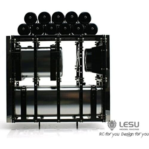 LESU Metal Equipment Rack for 1/14 TAMIYA Scania RC Tractor Truck Model Hobby Car R470 R620 R730