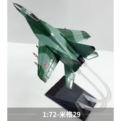 1:72 ABS Static Simulation Fighter Aircraft model Russian Soviet Union MIG-29 Fighter Airlines Assembled airplane model Plane