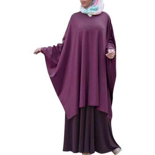 Niqab Ramadan Burka Muslim Long Khimar Tops Women Prayer Garmenr Arab Overhead Jilbab Islamic Clothing Abaya Kaftan Jurken 1pcs