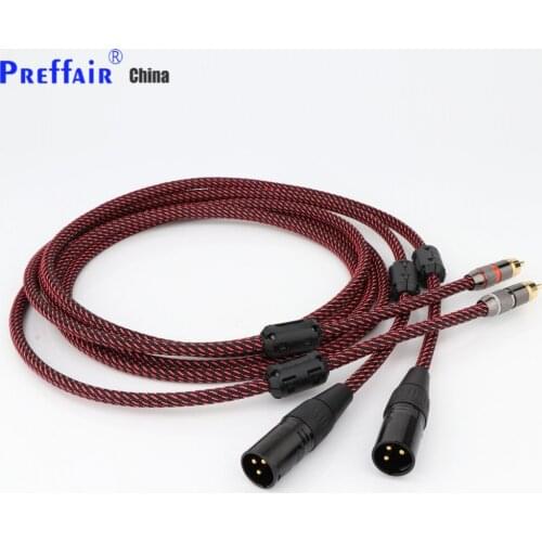 Pair HIFI RCA to XLR Audio Cable Male To Female ( Male To Male) / 0.5m 1m 1.5m 2m 3m 5m