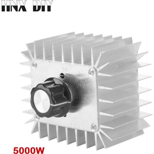 220V 5000W SCR Voltage Regulator Motor Speed Controller Light Dimming Dimmers Thermostat Speed Regulator Governor For LED Light