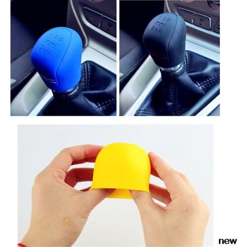 Car suv rubber Gear Shift Knob shifter Cover for Opel Astra g/gtc/j/h Corsa Antara Meriva Zafira Insignia Mokka KX3 KX5