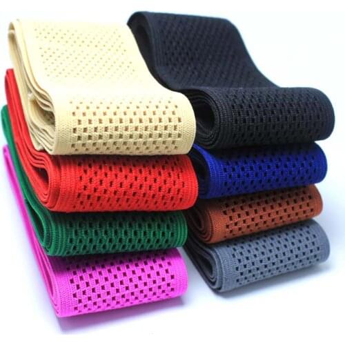 New style popular Wide 5CM Mesh elastic band, waist belt, belt, DIY accessories, super tension, breathable mesh