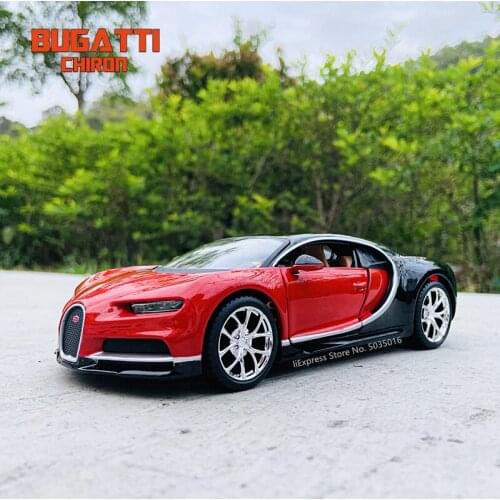 Maisto 1:24 Bugatti Chiron DIVO red Sport simulation alloy car model crafts decoration collection toy tools gift