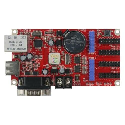 TF-M6NUR(TF-M5NUR) ethernet+USB+serial ports led controller card