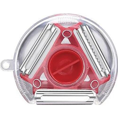 Rotatable 3 In 1 Kitchen Gadget Potato Cucumber Peeler Shredder Slicer Vegetable Fruit Chopper Grater Cutter Cocina Accessories