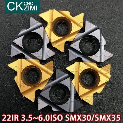 22IR 3.5ISO 4.0ISO 4.5ISO 5.0ISO 5.5ISO 6.0ISO SMX30 SMX35 Carbide Insert internal External Thread wood Turning CNC Lathe Insert
