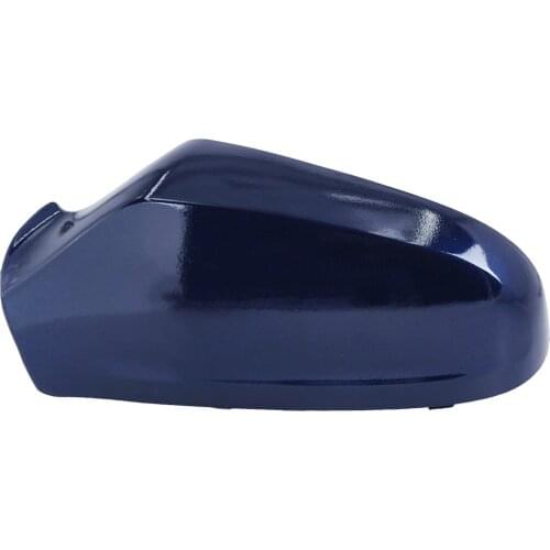 X Autohaux Car Left Side Wing Door Mirror Cover Dark Blue for Vauxhall Astra H MK5 04-09