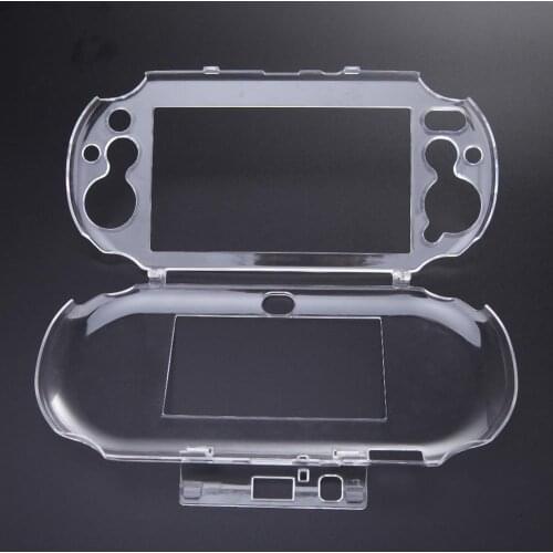 1pcs Clear Hard Case Transparent Protective Cover Shell Skin for Sony psv2000 Psvita PS Vita PSV 2000 Crystal Body Protector