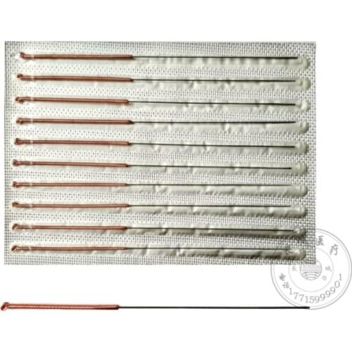 100pcs Disposable sterile copper handle acupuncture needles massage relieve pain 0.35/0.40/0.50/0.60/0.70mm