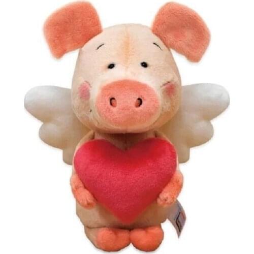 25/35cm A Small Pig Welby Angel Love Girl Heart Plushies Doll Stuffed Animals Toy Baby Gifts