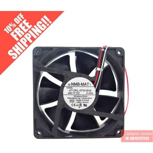 4712KL-07W-B49 NMB-MAT 12032 48V 3 wire cooling fan