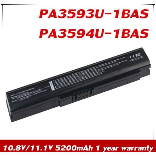 7XINbox 10.8V 6 CELL Battery For Toshiba PA3593U PA3593U-1BAS PA3594U PABAS110 For DynaBook CX/45C Satellite Pro U300 Tecra M8