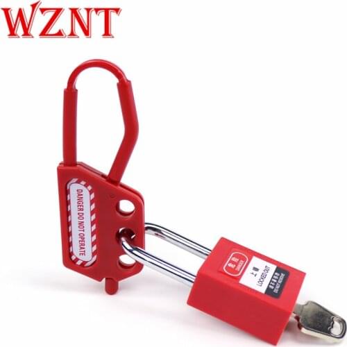 Free shipping 3 Hole 6 Hole Nylon Safety Lockout Hasps Safety lock out tag out hasps