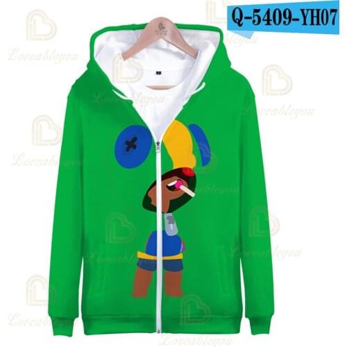 3T- 18T Childrens Hoodies 3D Stars Leon shark Sweatshirts