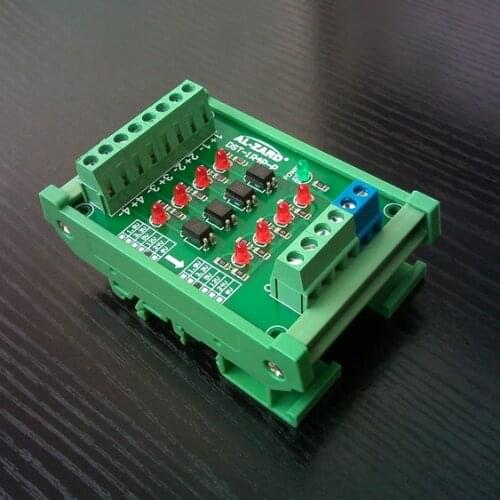 Photoelectric isolation module PLC signal level voltage conversion board PNP output