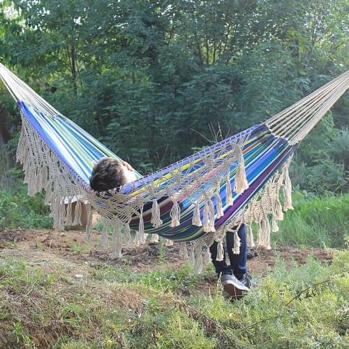 Hammock Outdoor Garden Swing Hamaca Morocco Leisure Hanging Bed