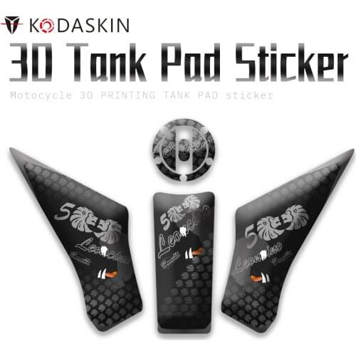KODASKIN Motorcycle 3D Printing Gas Cap Sticker Fuel Tank Pad Protection Decal for BENELLI Leoncino