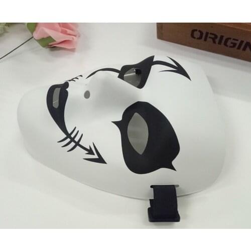 1pc Adjustable Strap Mask Hip-Hop GHOST DANCE Mask White Popping Face Masque Carnival Party Carnivals