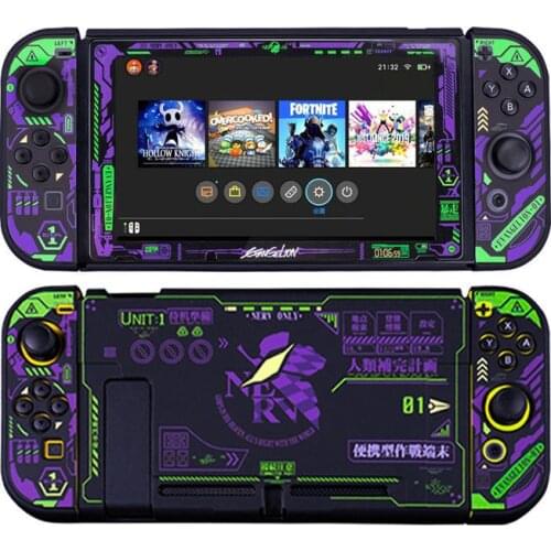 Set For Nintendo switch protective shell mecha theme ns handle cover game console accessories matte color hard case