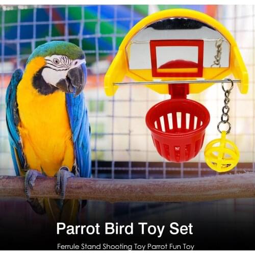 Educational Parrot Toy Bird Fun Activity Training Appliance