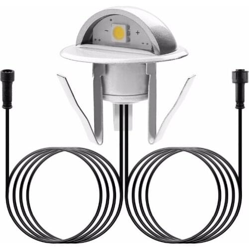Professional 12v 0.4W Garden Light Decorative Silver Outdoor Floor Light Led Encastrable Exterieur Deck Lamp B106B