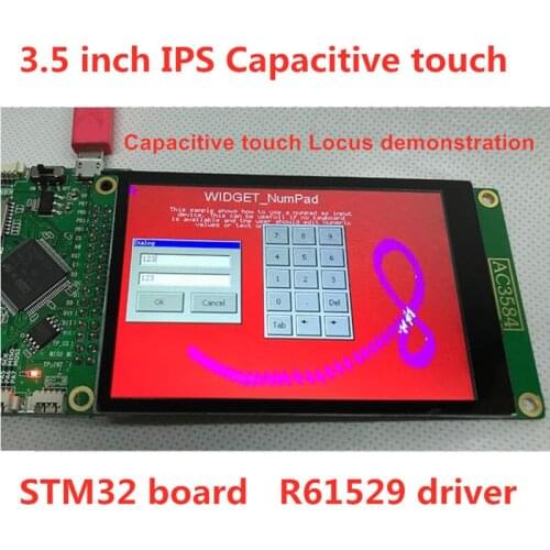 STM32 Evaluation test board PCB adapter 3.5 inch R61529 controller 45 pin capacitance resistance touch panel Optional 320x480