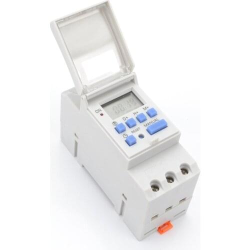 Weekly 7 Days Programmable Digital Timer Switch Relay Control 220V 230V 6A 10A 16A 20A 25A 30A Electronic Home Timing Socket