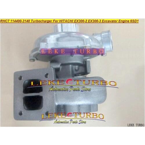 RHC7 114400-3140 1144003140 114400 3140 Turbocharger For HITACHI EX300-2 EX300-3 Excavator 6SD1 6SD1-TC 6SD1T 6SD1-TP LEKE TURBO