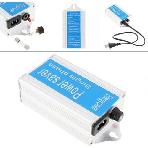 80KW 110V-250V Smart Power Saver Household Meter Electricity Saving Box with Electronic Screen Display for Family / School