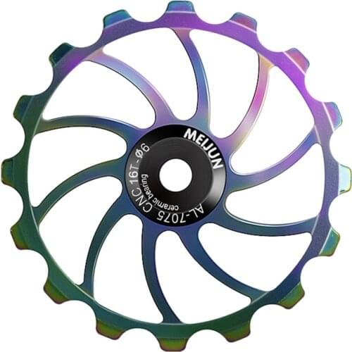 12T/14T/16T MTB Bicycle CNC Rear Derailleur Jockey Wheel Ceramic bearing Pulley Road Bike Guide Roller Idler