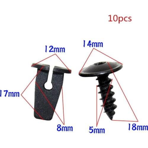 Fit for Volkswagen new magotan sagitar golf 6 passat trayway touran CC leaf board lined with clips 10pcs