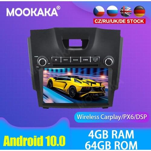 Android 10.0 Car multimedia DVD Player GPS Radio For chevrolet S10 GPS Navigation Stereo DSP Audio PX6