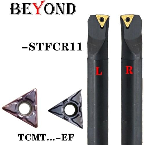 BEYOND Internal Turning Tool Holder STFCR S10K S12M S16Q STFCR11 Boring Bar Lathe Cutter Carbide Insert TCMT