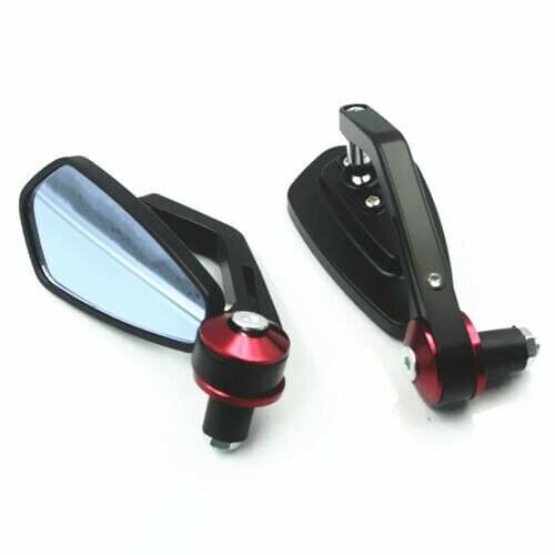 Motorcycle Bike 7/8'' 22mm Bar End Side Rear View Mirrors Cruiser Chopper ATV For Honda Yamaha Suzuki Kawasaki Cafe Racer