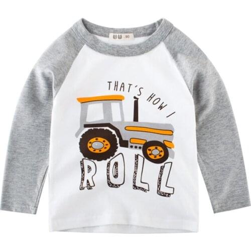 ZWY618 Kids Shirts T-Shirt for Childrens Children Girls Boys a Boy Shirt Child Kids Kid Cotton Cartoon Tops Clothing Clothes